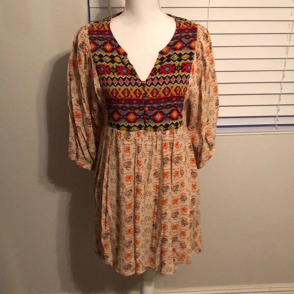 Multi colored tunic/dress